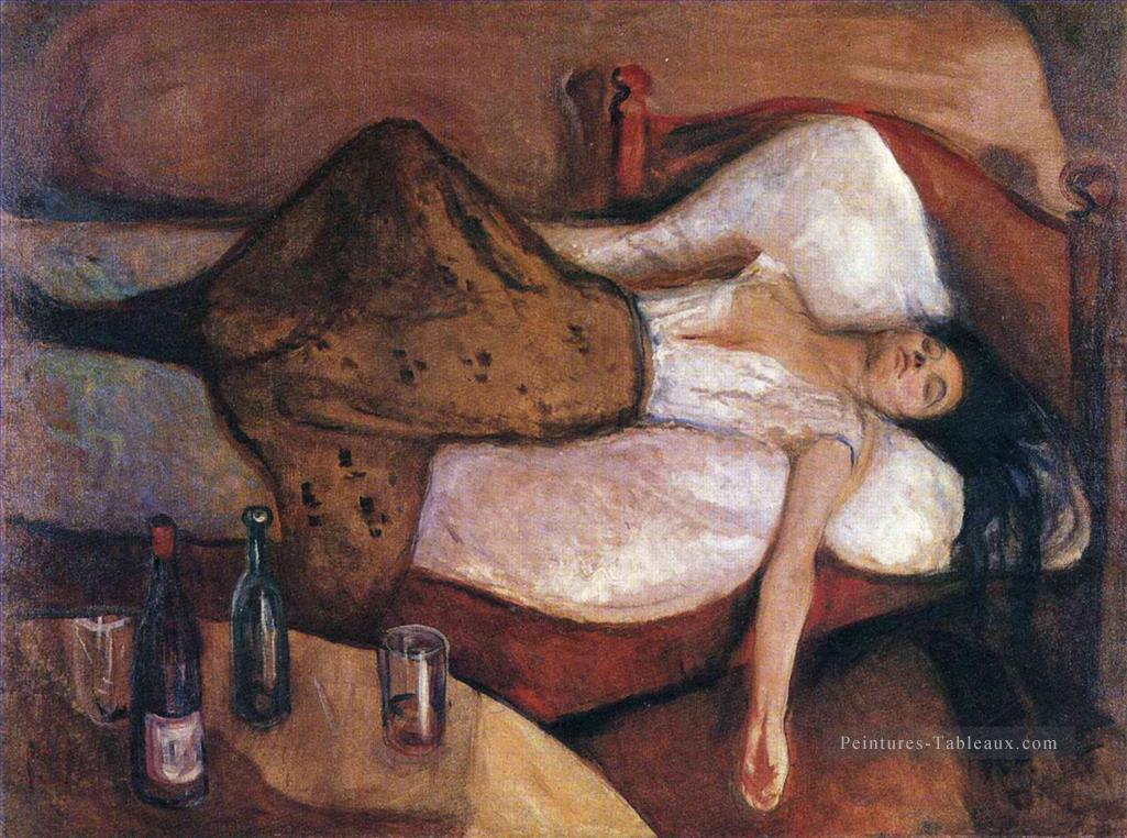 le lendemain de 1895 Edvard Munch Expressionnisme Peintures à l'huile